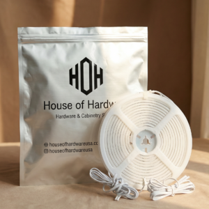 HOH COB Silicone LED Strip Light – 1/4" x 1/4" – 16 ft – 24V