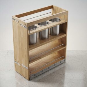 HOH Bottom and Side Mount Utensil Base Pull-Out Organizer