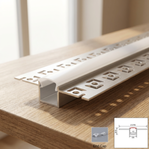 HOH Recessed Aluminum LED Vent Profile - 10 ft