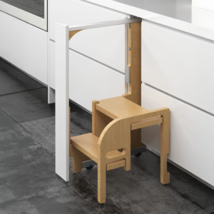 HOH Pull-Out Step Stool for Kitchen Cabinets